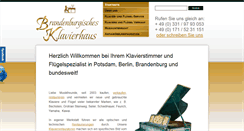 Desktop Screenshot of klaviere-in-potsdam.de