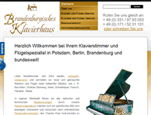 Tablet Screenshot of klaviere-in-potsdam.de